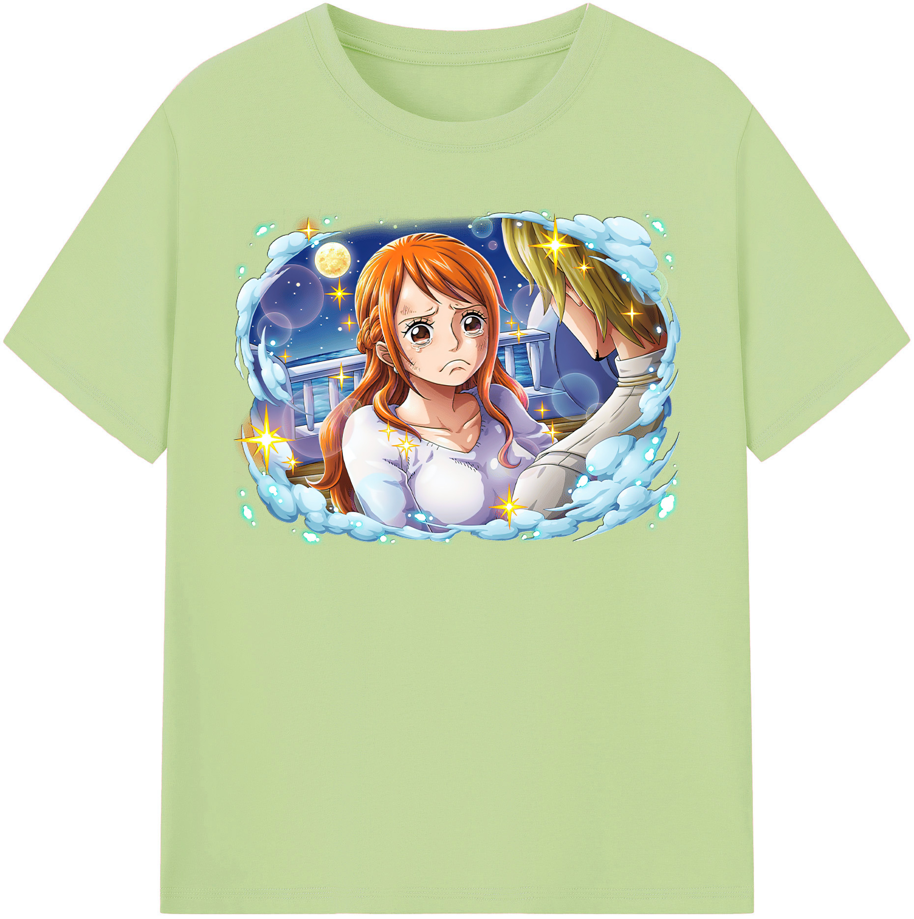 ワンピース ナミ ONE PIECE Nami 綿100％半袖Tシャツ（フロントプリント）